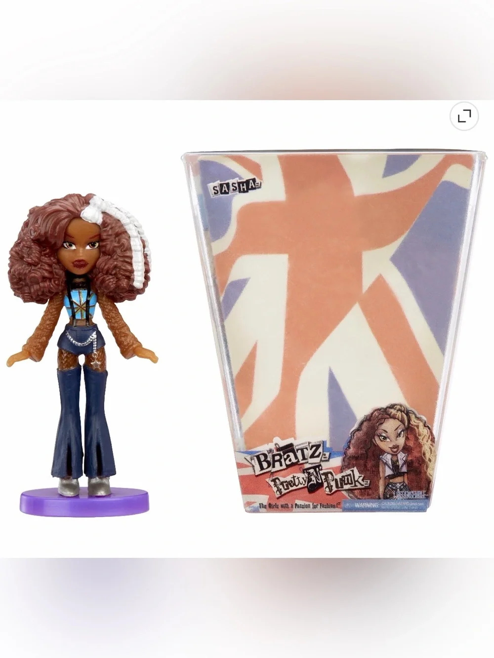 Mini Bratz Collector's Case with Exclusive Collectible Figure, Holds 60+ Minis,